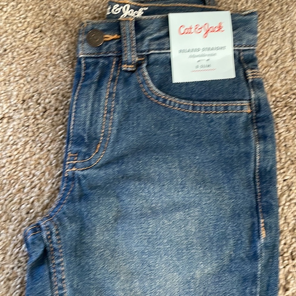 Brand New w/ tags Cat & Jack Slim Denim (size 8)